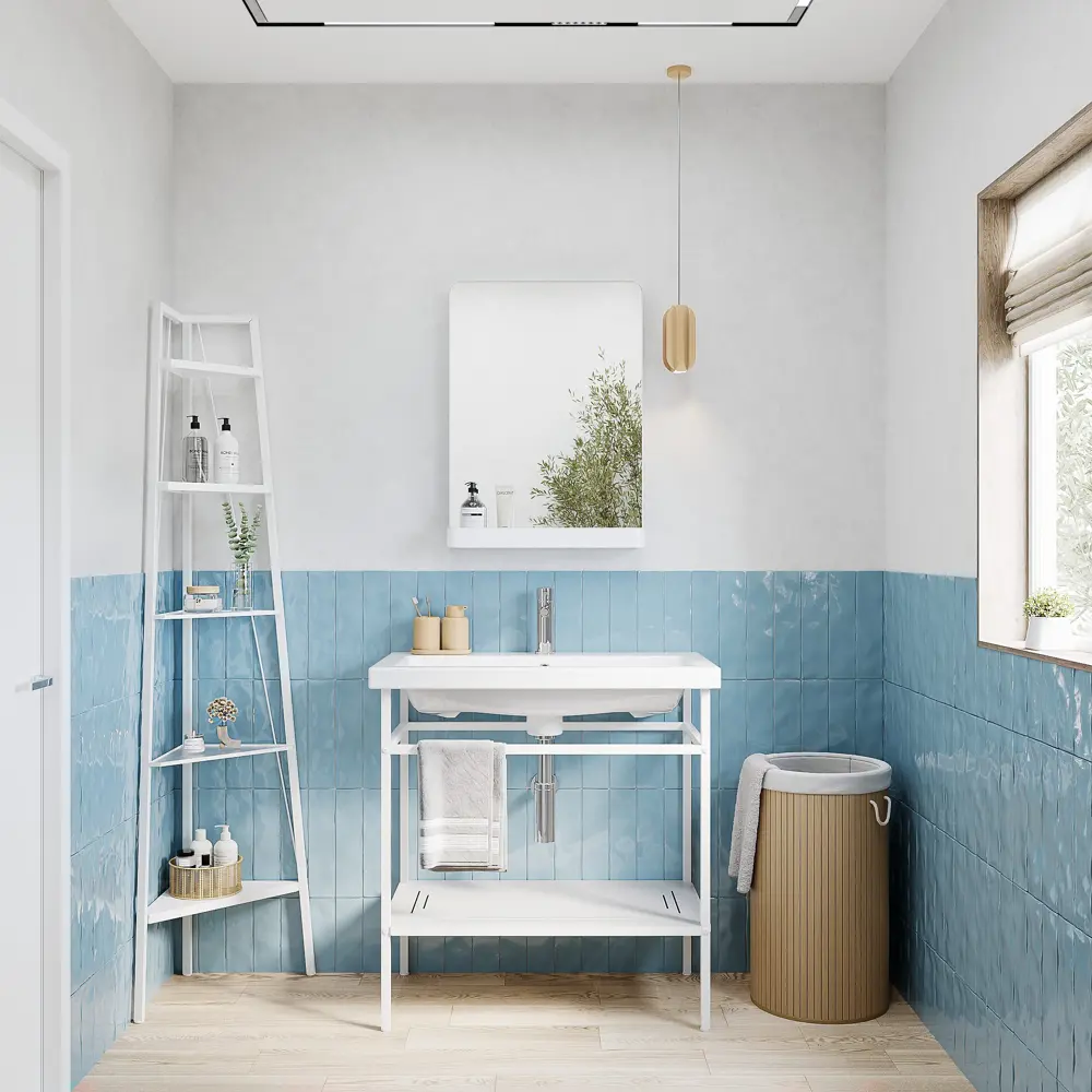 Опора для раковины KONSENSA Бруклин 80 75.5x81 см цвет белый STLM-2198789 - Вид №5