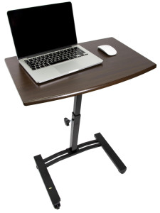 93739344 Стол EDDY для ноутбука, на колёсиках цвет венге Стол для ноутбука STLM-0563402 UNISTOR