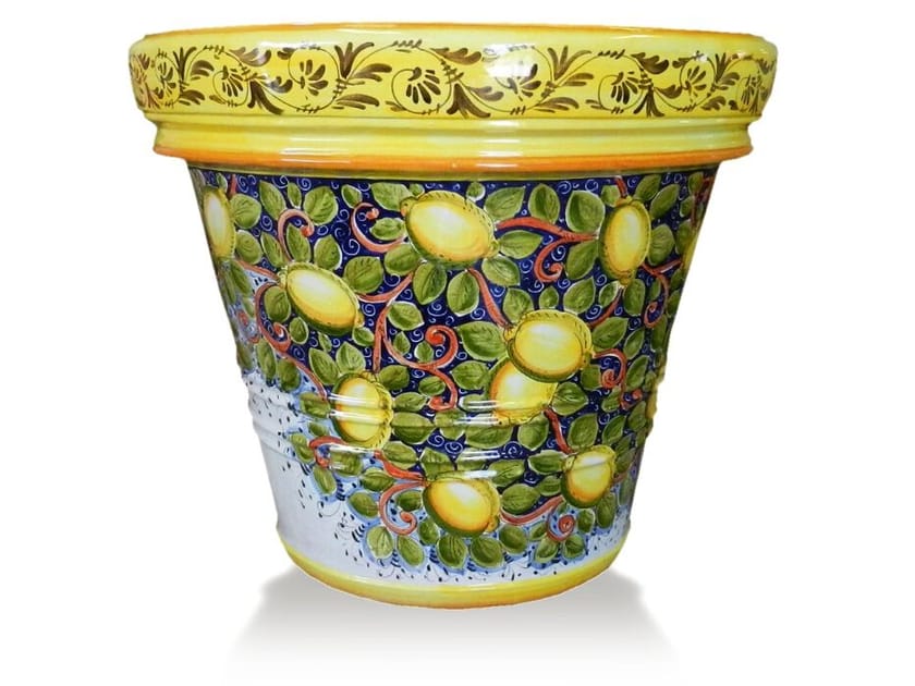 Украшенный терракотовый лимоньер Grandi Maioliche Ficola ARCH-00029875