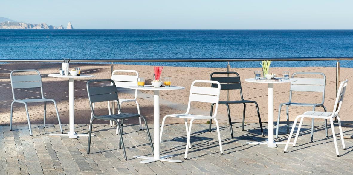 Алюминиевый штабелируемый садовый стул iSimar Barceloneta ARCH-00075152 - Вид №1