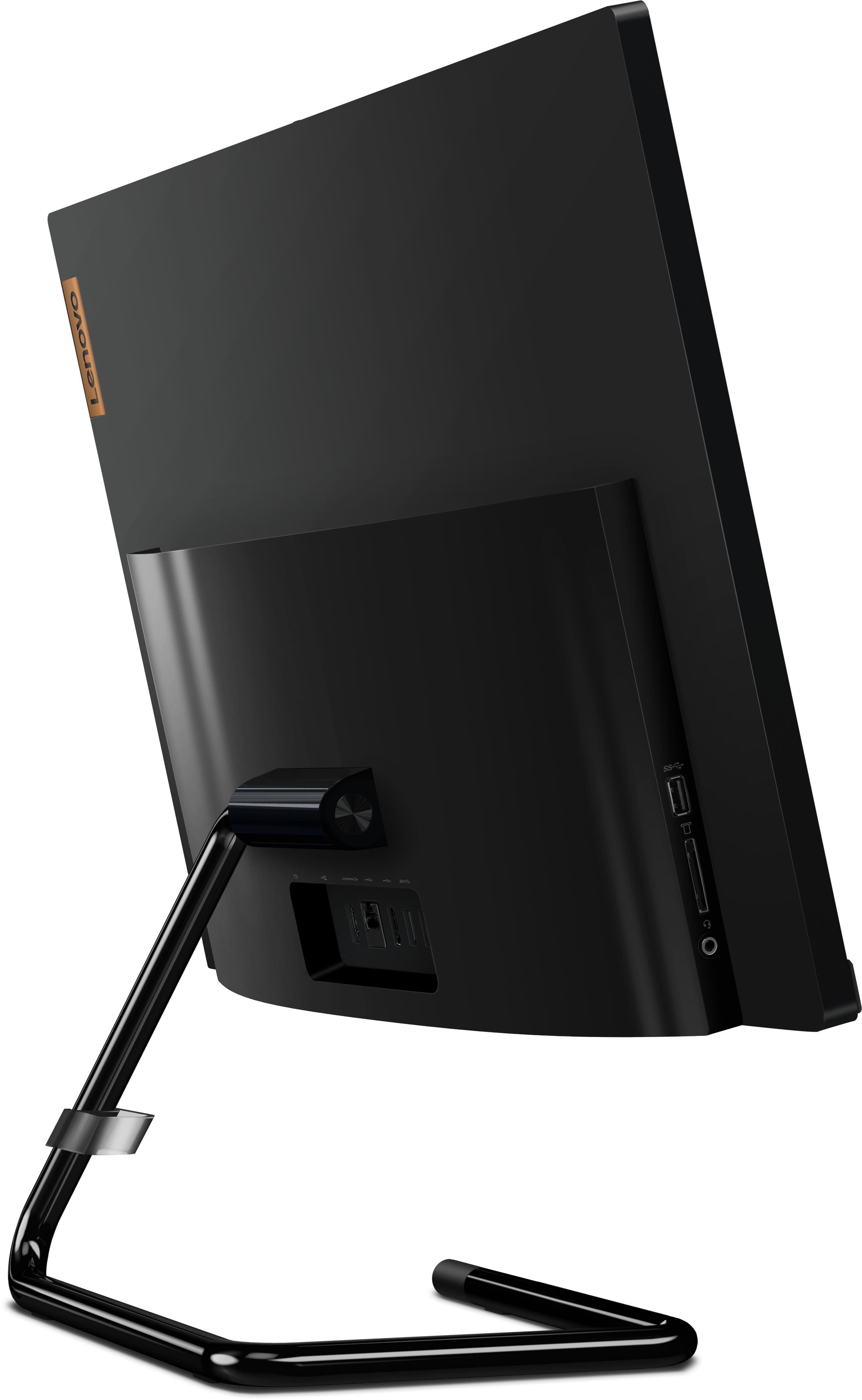 F0E800ELRK ideacentre aio a340-24iwl 23.8"(1920x1080 ips)/intel core i3 10110u(2.1ghz)/8192mb/1000+128ssdgb/dvdrw/int:intel uhd graphics 620/bt/wifi/war 1y/5.87kg/black/w10 + клавиатура, мышь usb Lenovo Santreyd  - Вид №7