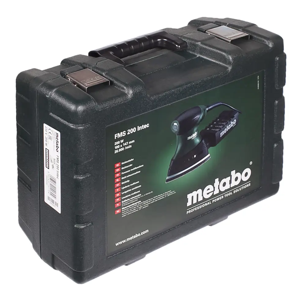 Дельташлифовальная машина Metabo FMS 200 Intec, 200 Вт STLM-2084263 - Вид №4