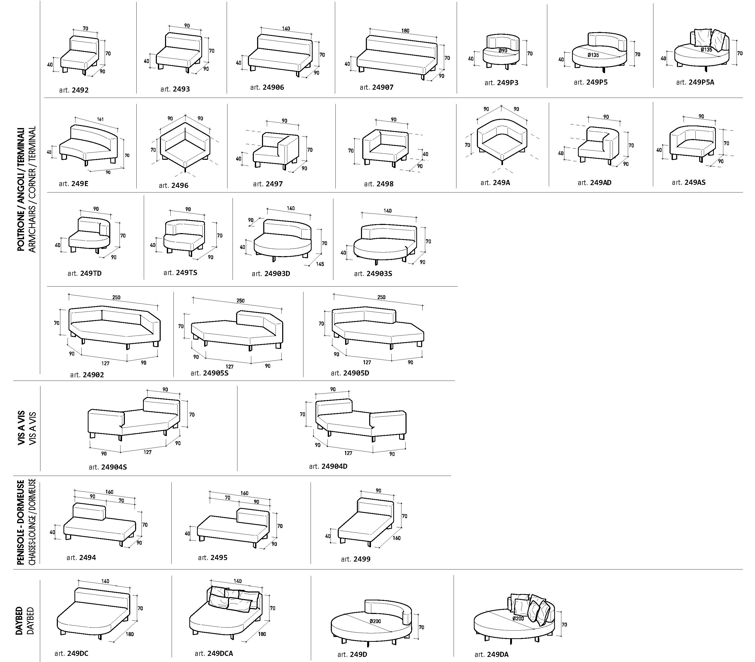 Ткань сад диван Varaschin Belt Air ARCH-00026794 - Вид №6