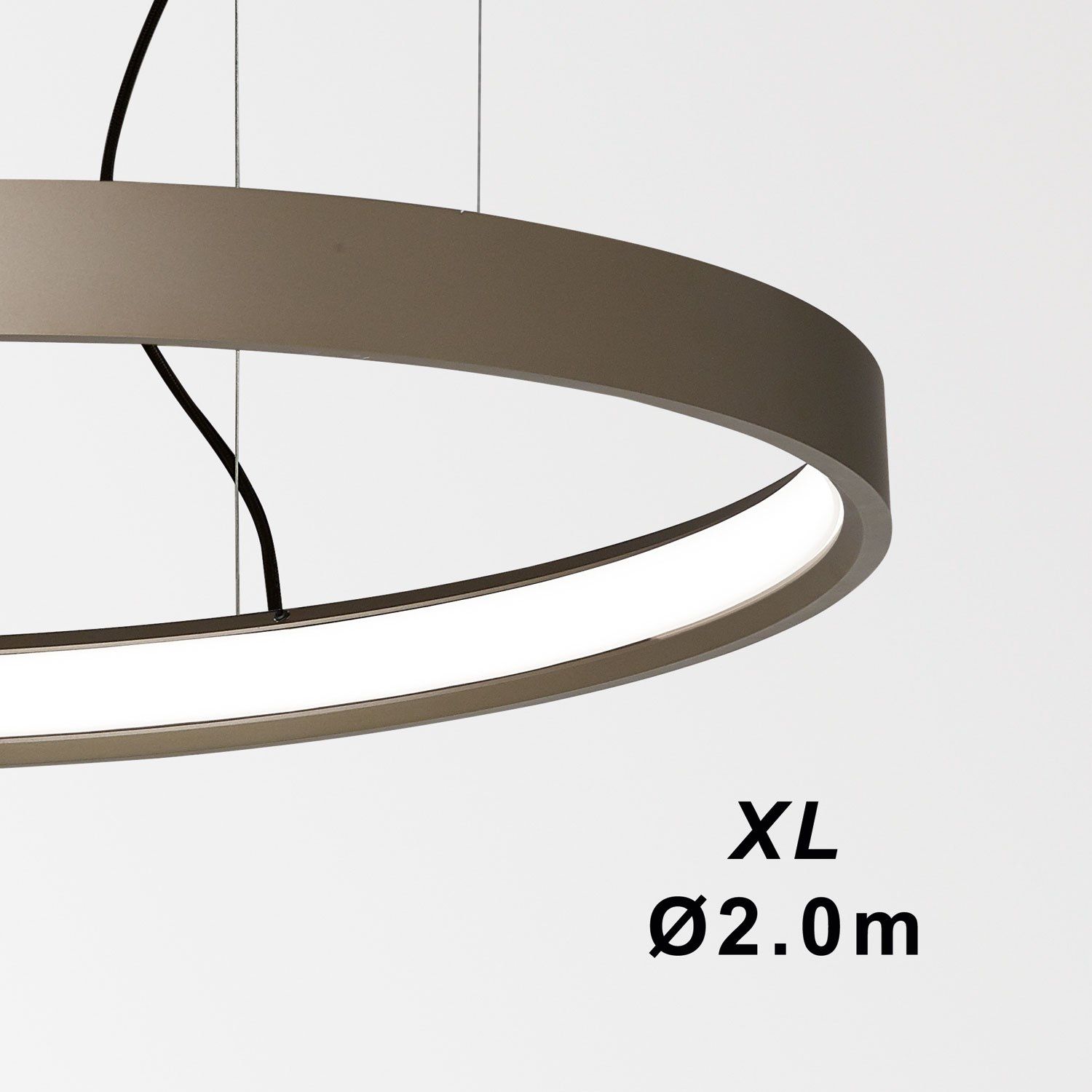 Металлический светодиодный подвесной светильник Deltalight Superloop ARCH-00090271 - Вид №11