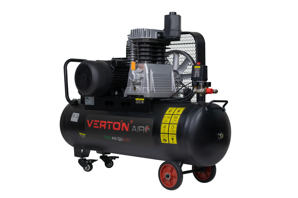 Компрессор поршневой масляный Verton Air AC-150/700R 9107061 STDN-0023028 - Вид №4