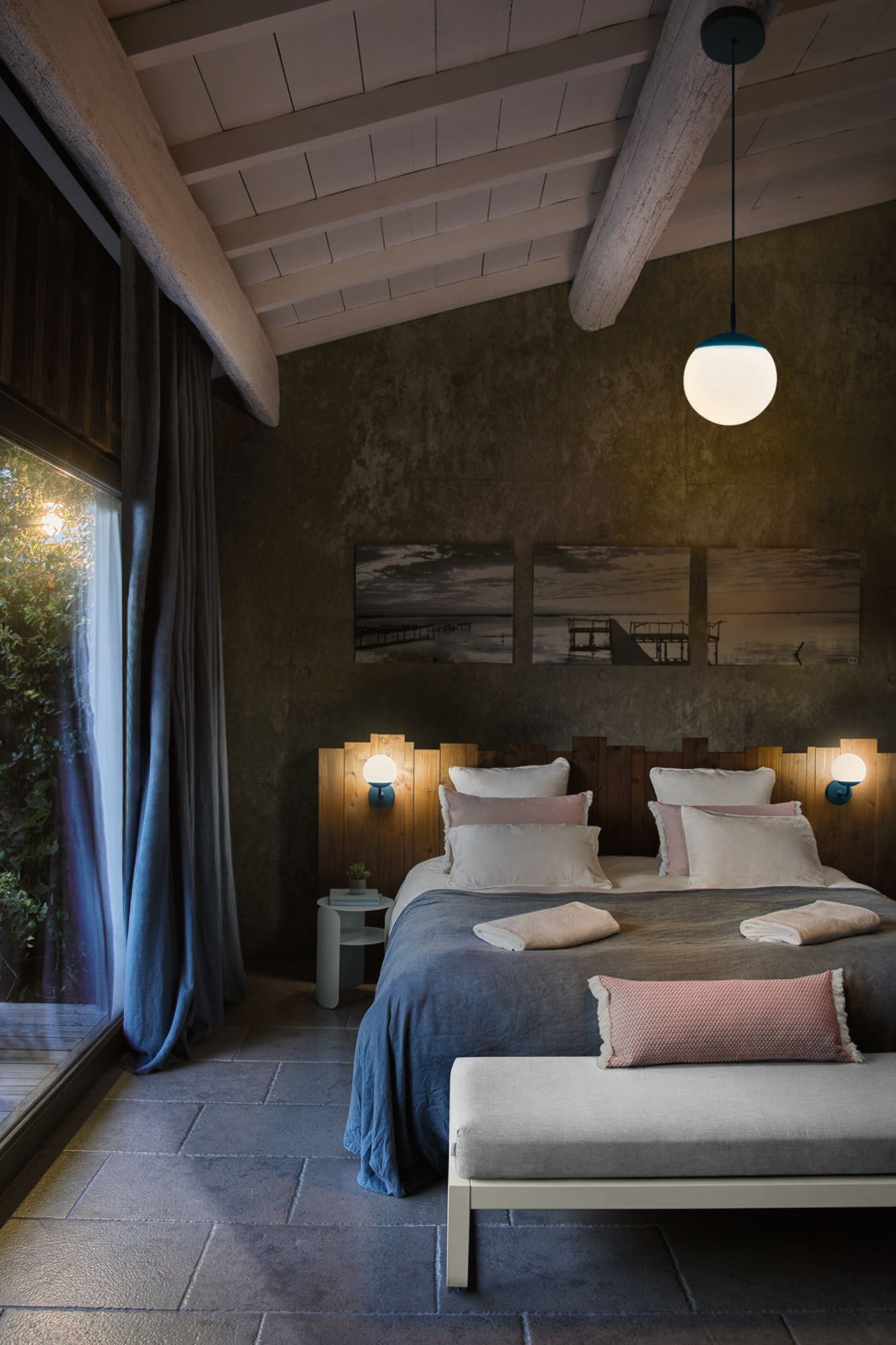 Алюминиевый и стеклянный подвесной светильник Fermob Mooon! ARCH-00129796 - Вид №1