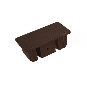 Заглушка для перил торцевая прямоугольная алюминий 40x45x90 мм венге