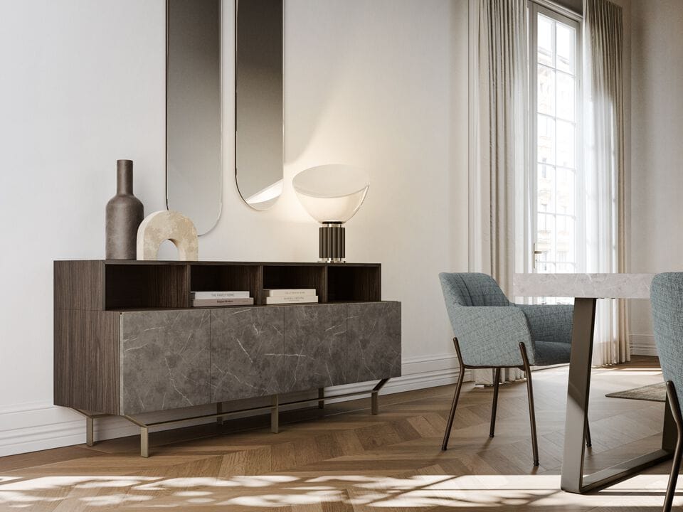 Шкаф для телевизора / деревянный шкаф Santalucia Mobili Homy ARCH-00087026 - Вид №1