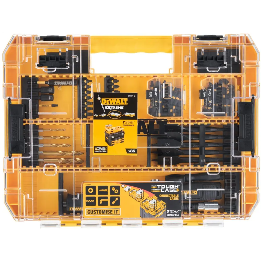 Набор бит и сверл по дереву Dewalt Impact DT70777-QZ, 85 шт STLM-2173089 - Вид №2