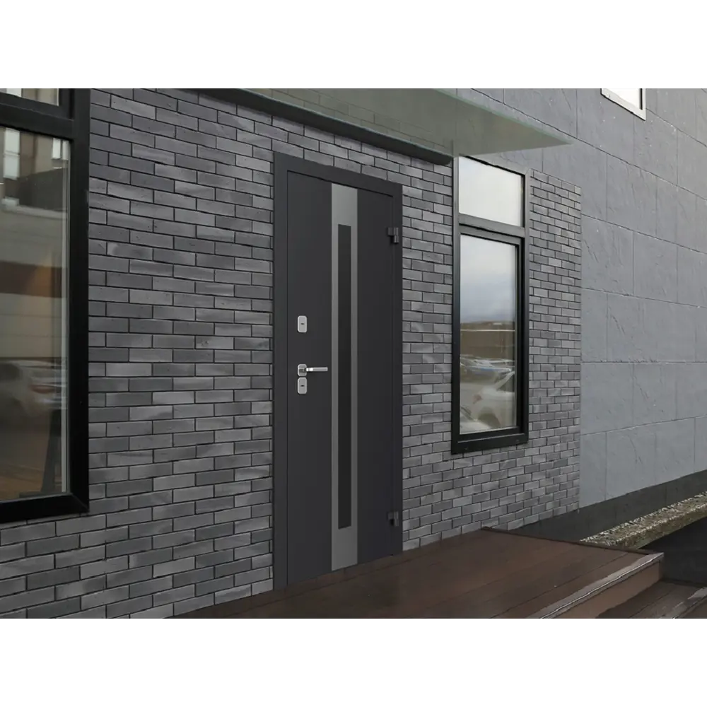 Дверь входная металлическая Термо 98x205 см левая дуб белый DOORHAN STLM-2045902 - Вид №7