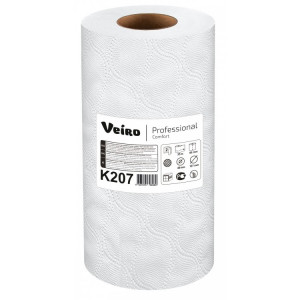 К207 Veiro Бумажные полотенца в рулонах Veiro Professional Comfort К207 4 рулона по 12,5 м