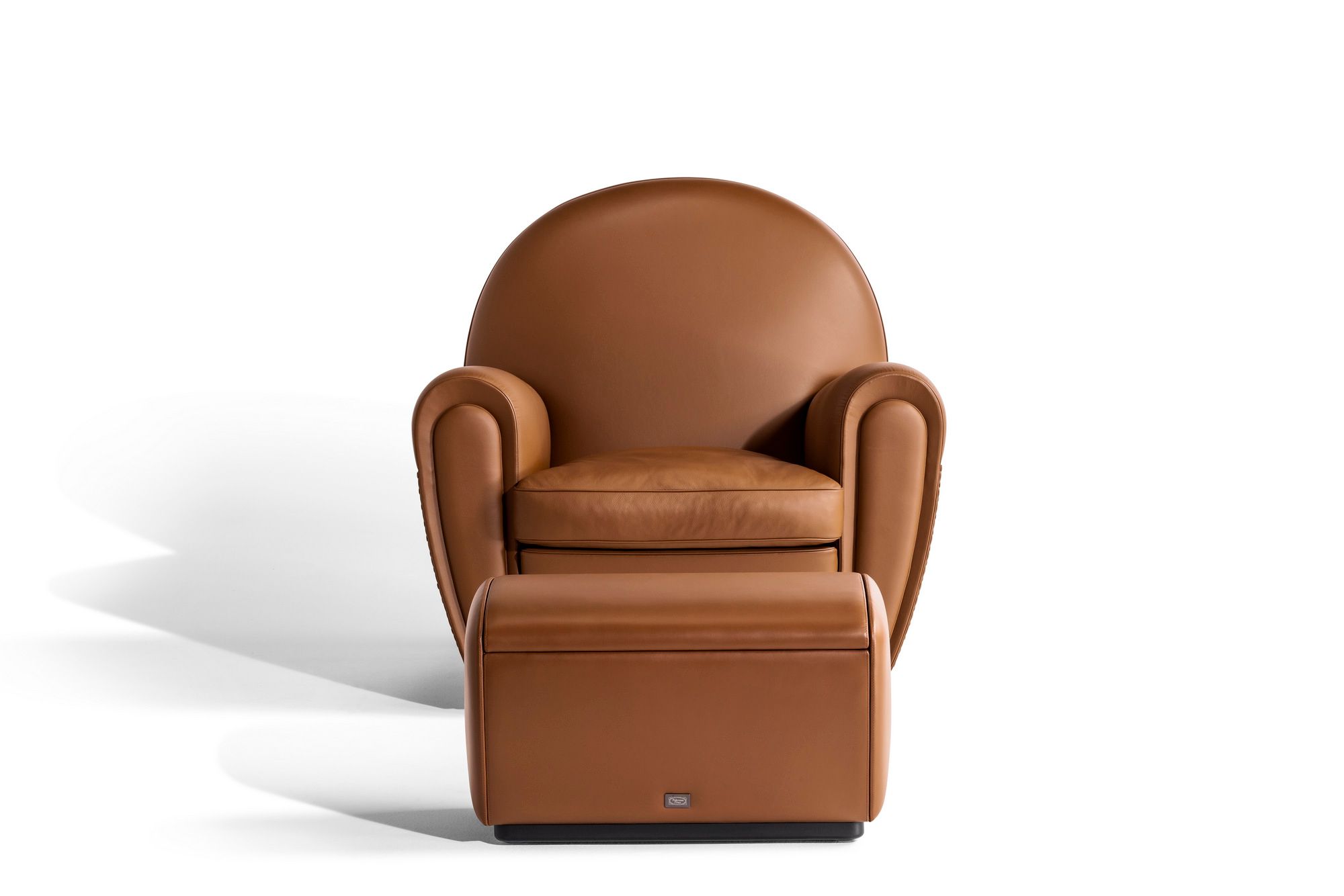 Подставка для ног с кожаной подкладкой Poltrona Frau коллекция-диваны и кресла ARCH-00068097 - Вид №4