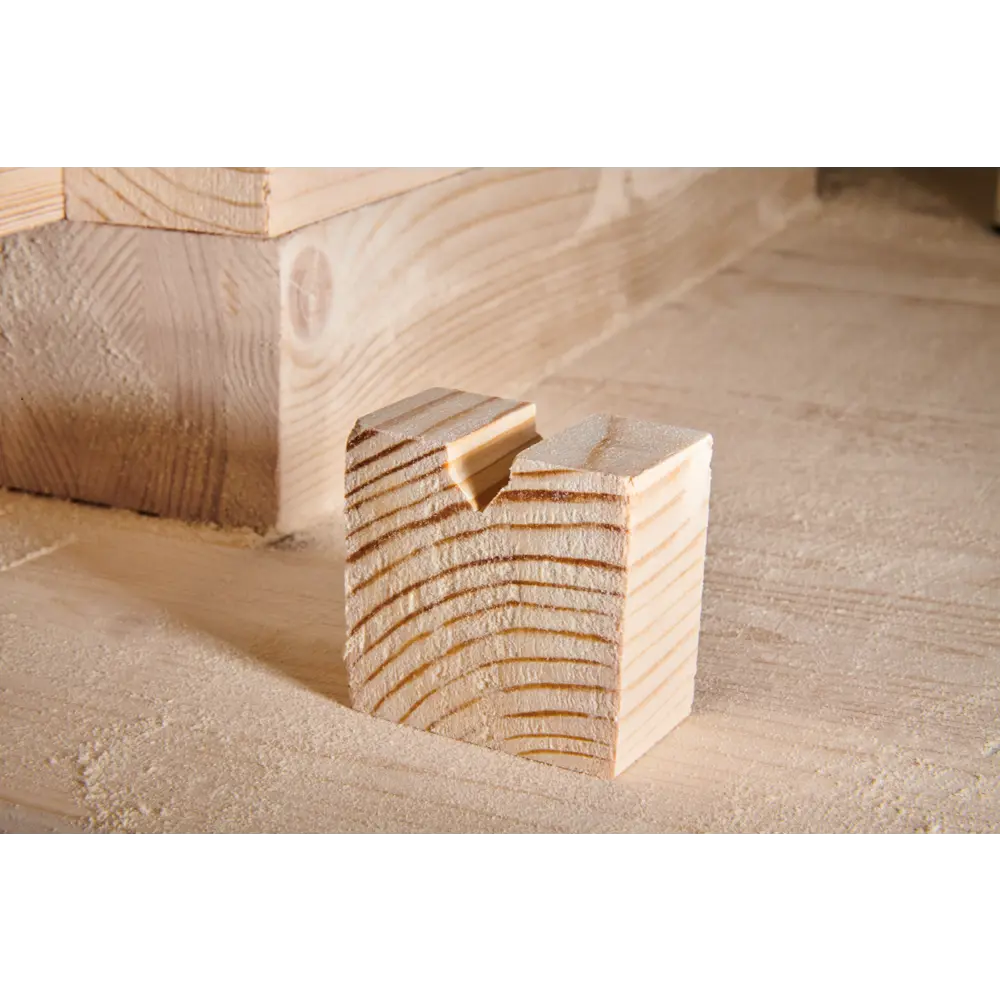 Фреза пазовая галтельная V-образная Fit 10х10 мм, хвостовик 8 мм STLM-2186110 - Вид №3