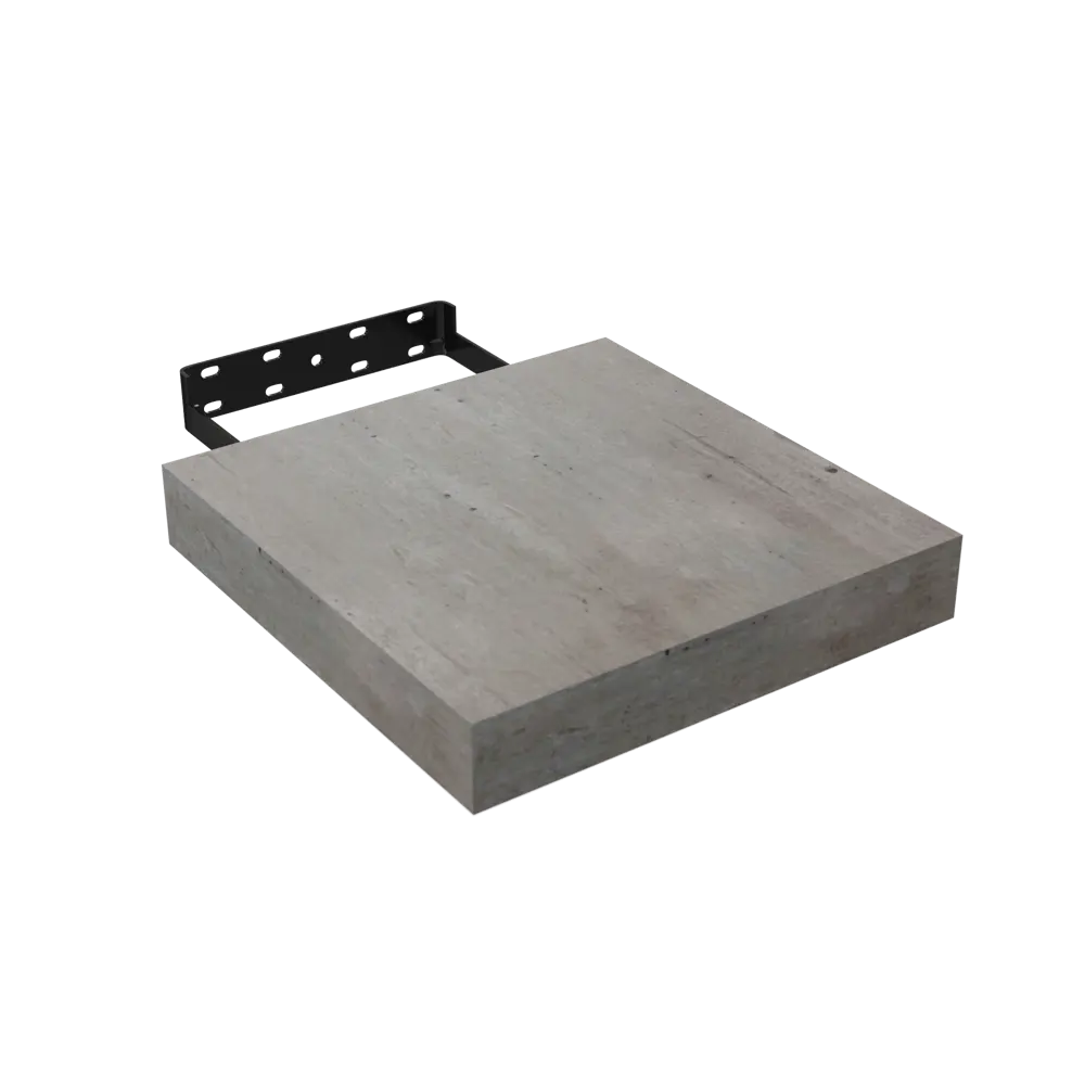 Полка настенная Spaceo Concrete 23x23.5 см МДФ цвет бетон STLM-2009390 - Вид №3