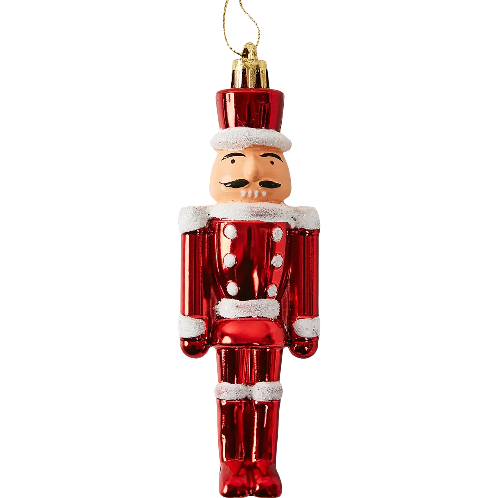 87036536 Елочная игрушка Щелкунчик 12.8x12.3 цвет красный 3 шт. STLM-1357069 Santreyd  - Вид №6