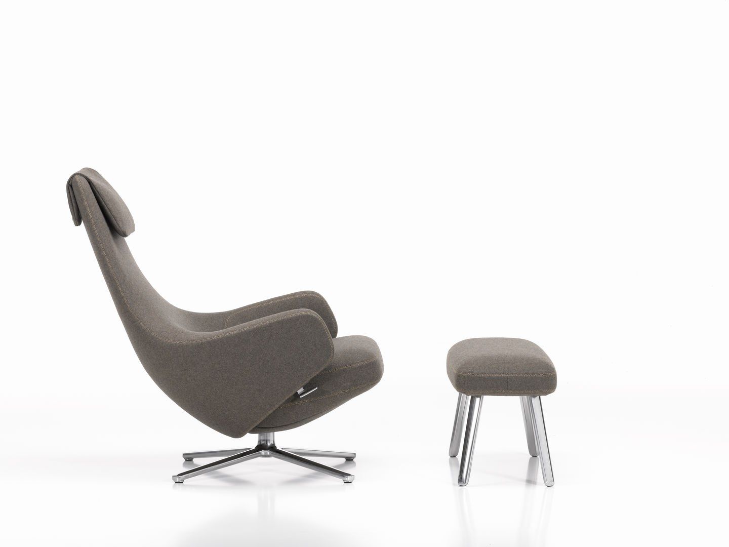 Вращающееся кресло с подставкой для ног VITRA Repos &amp ARCH-00012077 - Вид №2