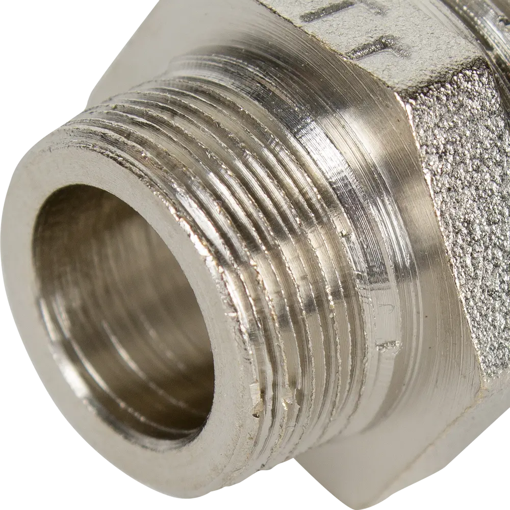 Ниппель переходной Valtec 1/2"х1/4", никелированная латунь VTr.580.N.0402 STLM-2180423 - Вид №1