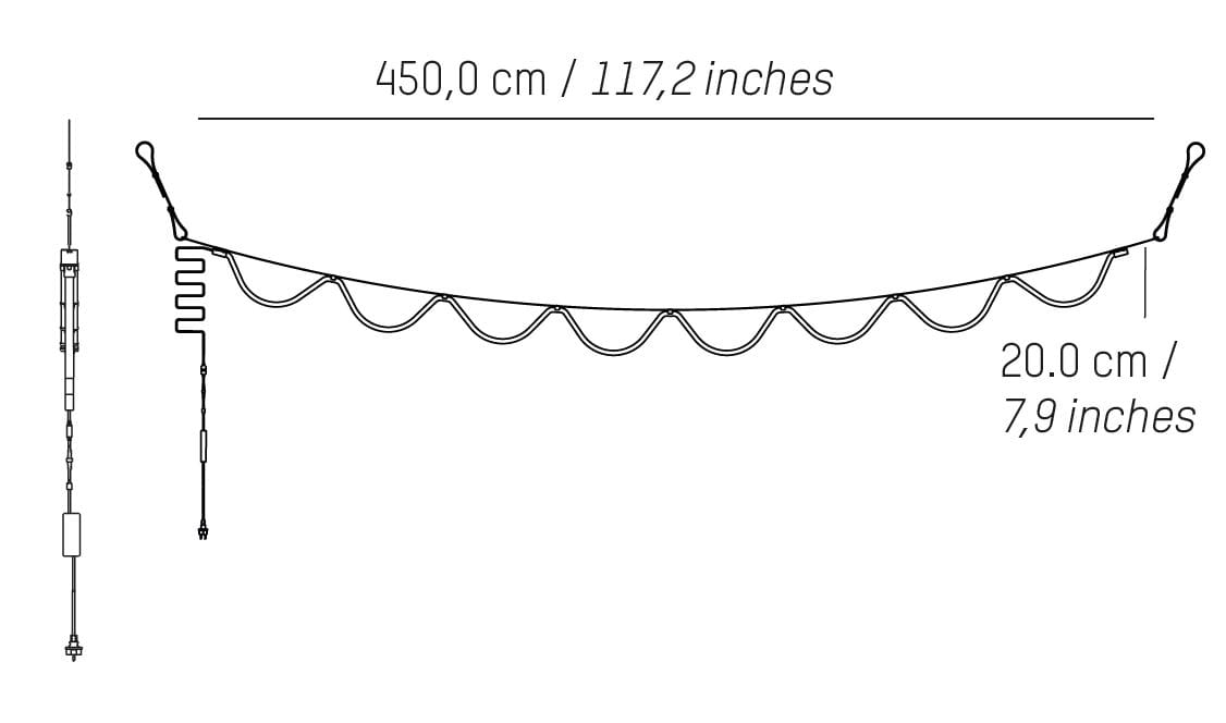 Подвесной светильник на кабелях Petite Friture сплайн ARCH-00047200 - Вид №19