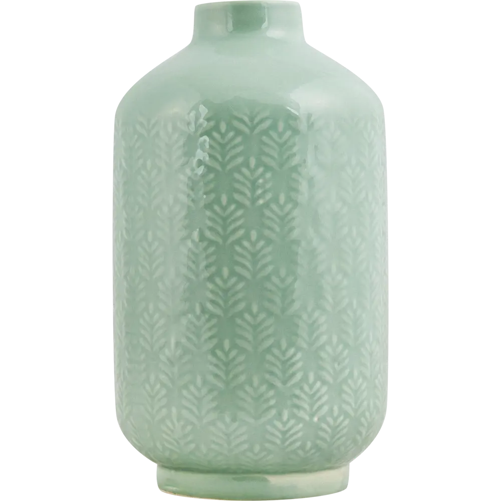 Ваза металл бежево-синий 21.5 см Atmosphera STLM-2075462 - Вид №1