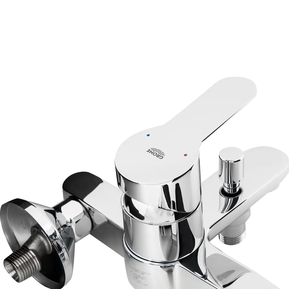 Смеситель для ванны Grohe Start Edge однорычажный цвет хром STLM-2027669 - Вид №1