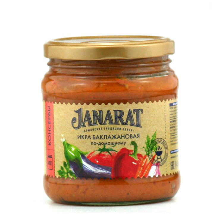 Икра баклажановая по-домашнему Janarat 470 г Santreyd 9677 - Вид №1