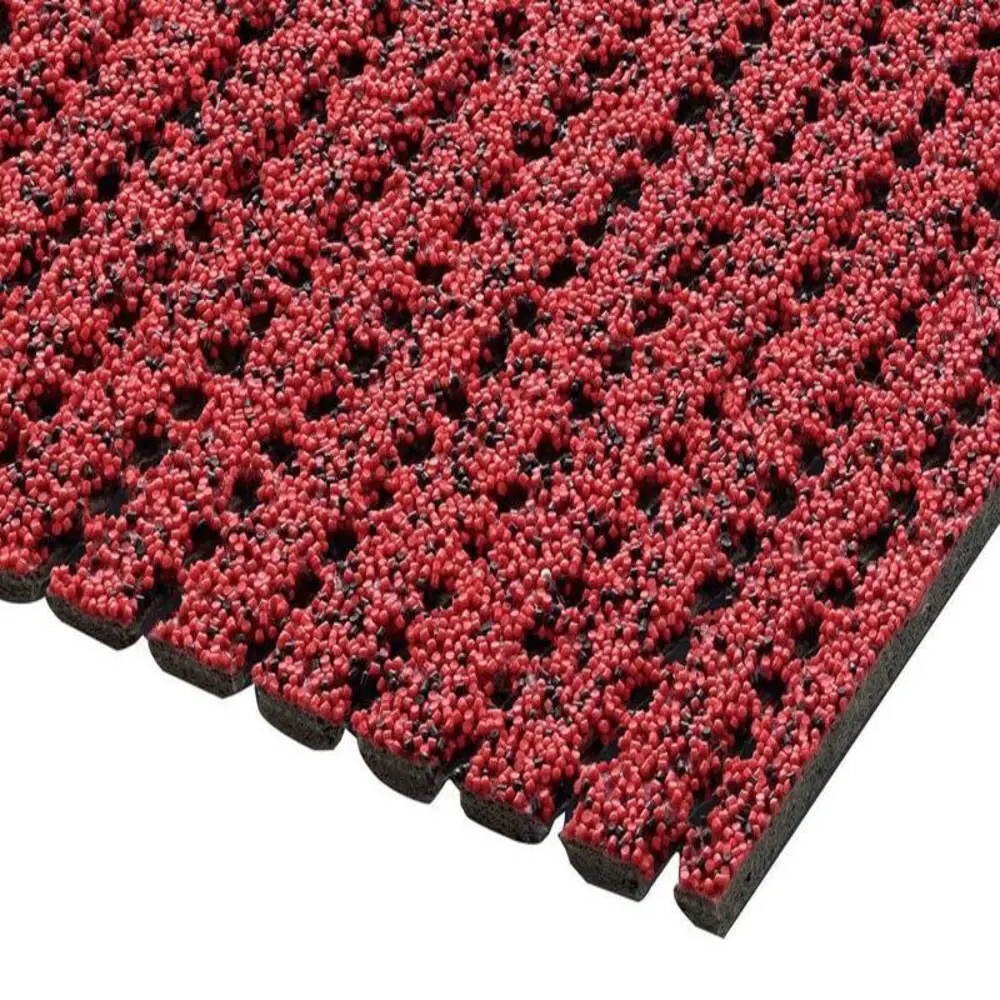 Коврик придверный грязезащитный Ako Safety Mat цвет красный 120x125 см