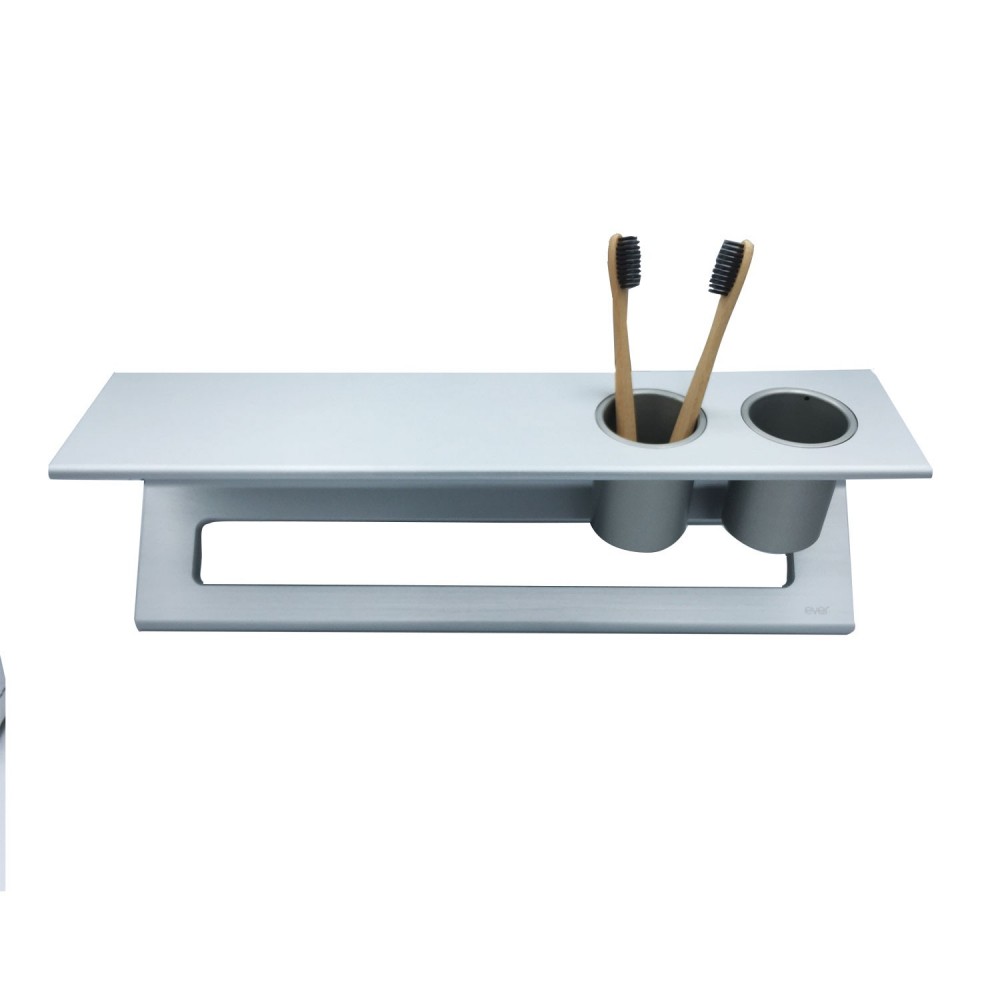 EVLI452DXBEVER Life Design Полка с тумблерами 45 см - Lissom  Анодированный  - Вид №3