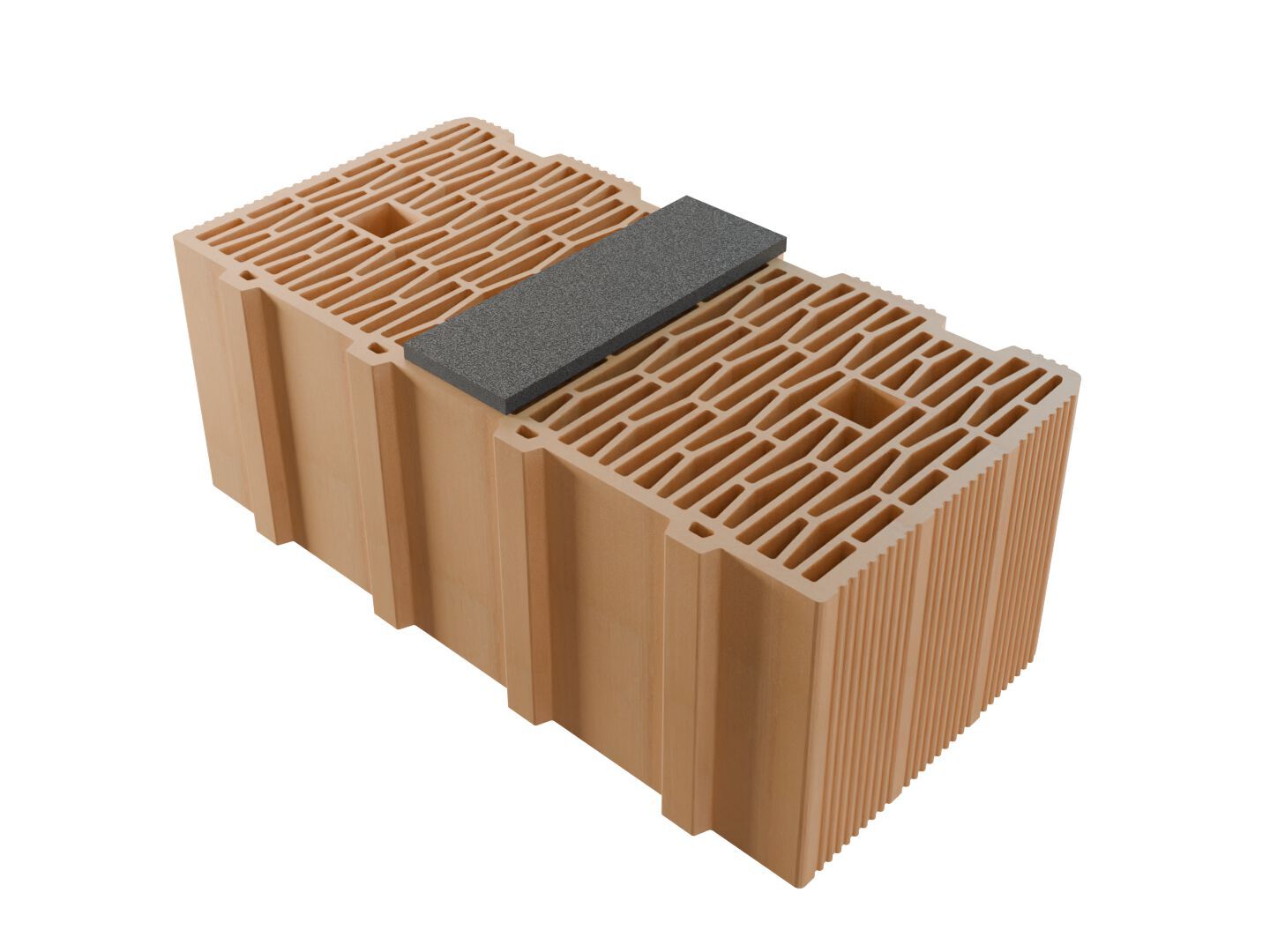 Блок кирпичной кладки SIAI POROTON® 600 тонкие перегородки ARCH-00023308 - Вид №1