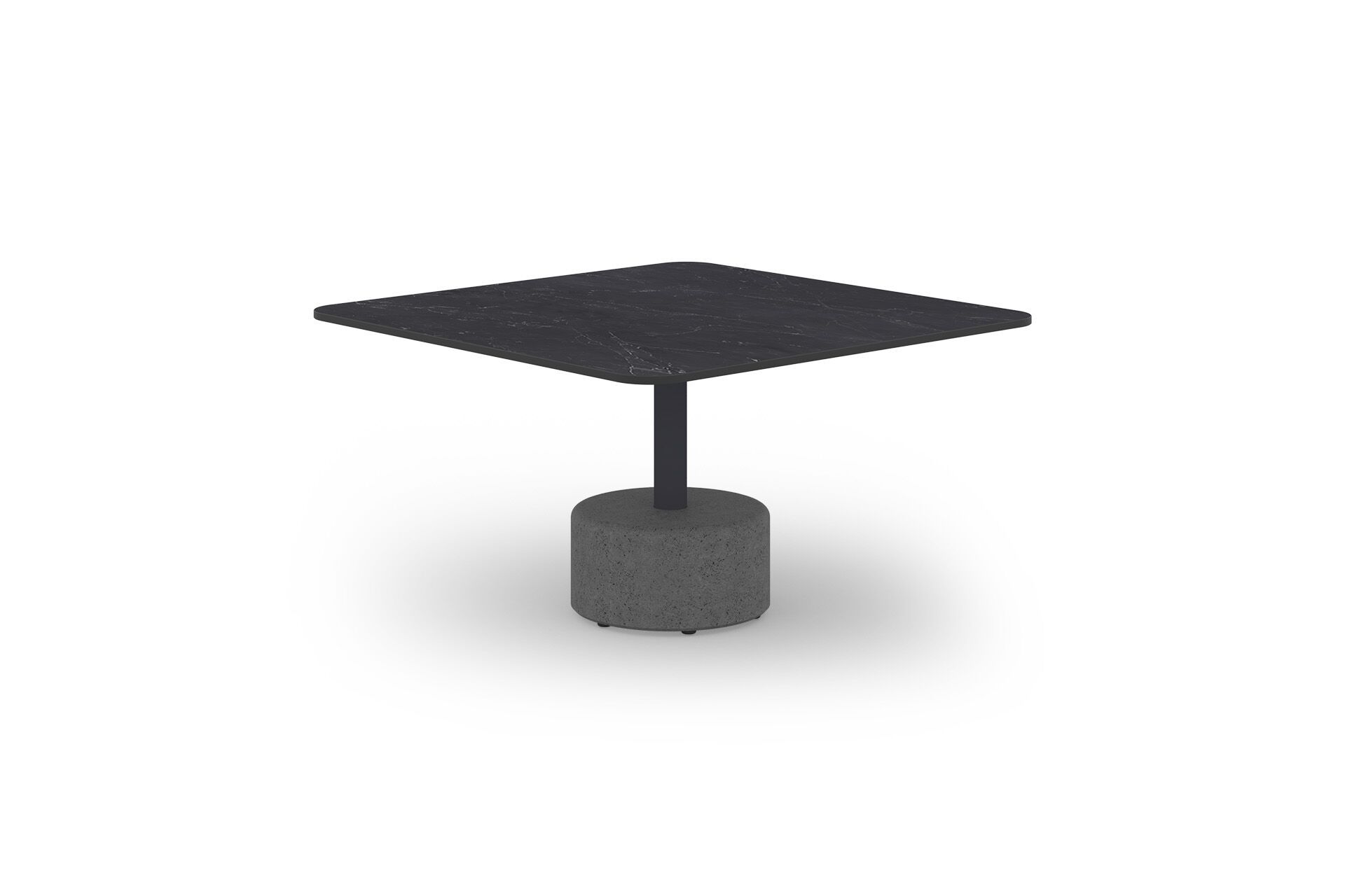 Квадратный журнальный столик с верхней частью HPL и основанием из тика или камня MAMAGREEN Glyph ARCH-00108235 - Вид №22