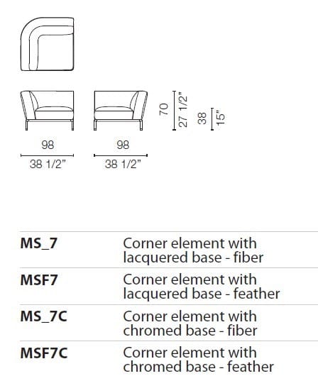 Съемный диван CAPPELLINI Cap Martin Sunset ARCH-00087904 - Вид №20