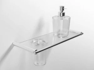 De Rosso Дозатор мыла из стекла / держатель для зубных щеток Mirto