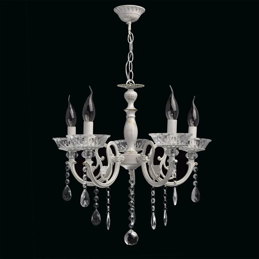 Люстра Аврора 5xE14x60 Вт, металл, цвет бронза MW-Light STLM-2002986 - Вид №2