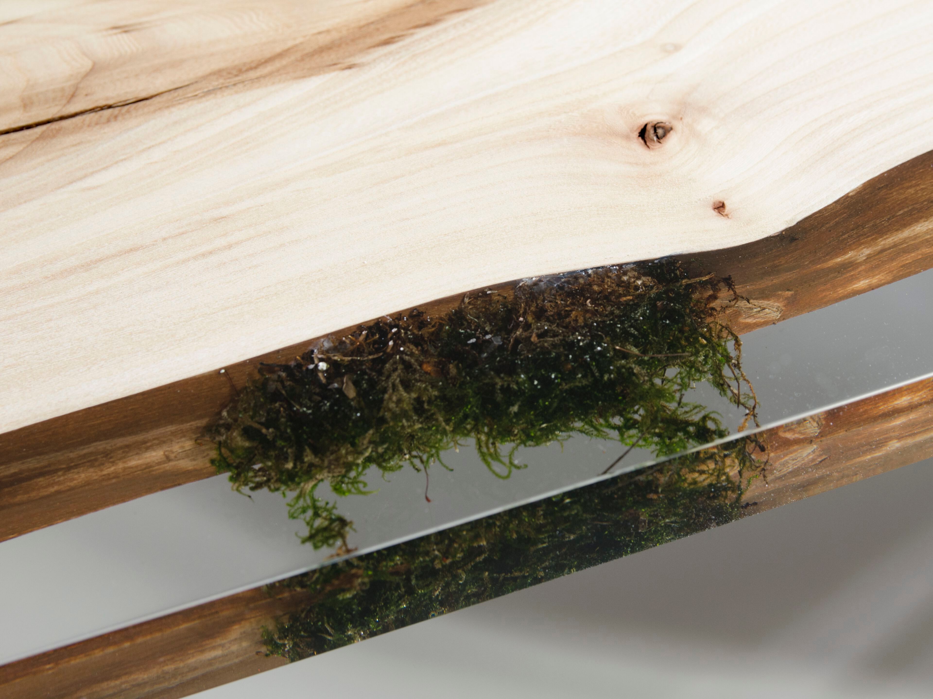 Прямоугольная консоль из массива дерева alcarol Undergrowth ARCH-00103314 - Вид №2