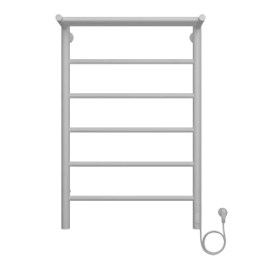89352322 Полотенцесушитель электрический Equation 500x800 мм 125 Вт лесенка цвет белый STLM-1351438
