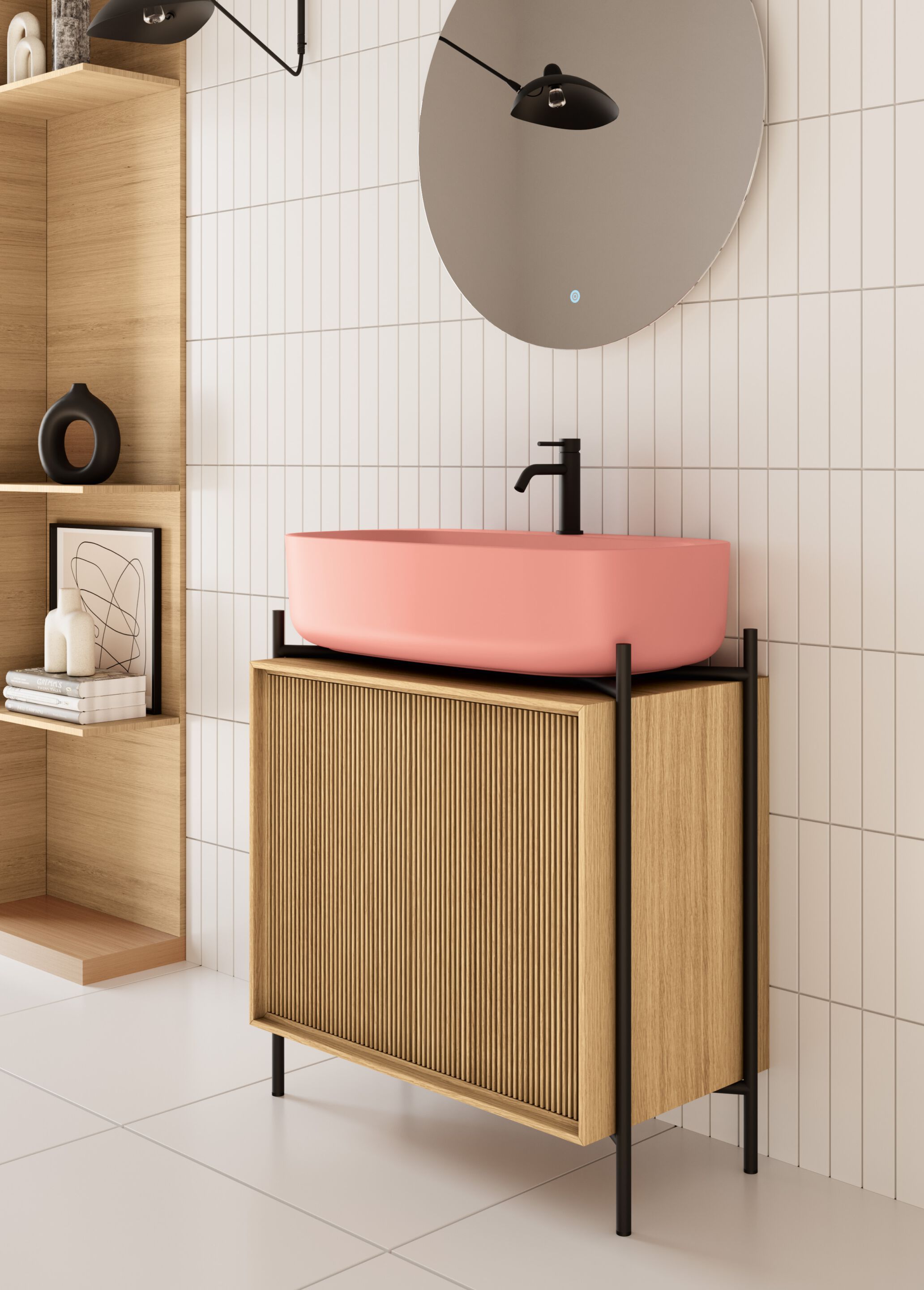 Шкаф для умывальника с дверцами Scarabeo Ceramiche Laila ARCH-00150079 - Вид №1