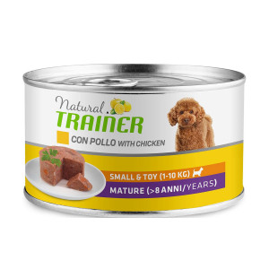 УТ0005320 Корм для собак TRAINER Natural для мелких пород старше 6 лет курица конс. 150г NATURAL TRAINER