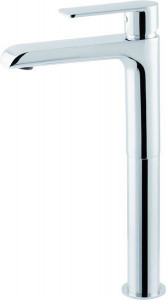 13051-010 Mariner Magica, высокий однорычажный смеситель для раковины с донным клапаном click clack, цвет хром