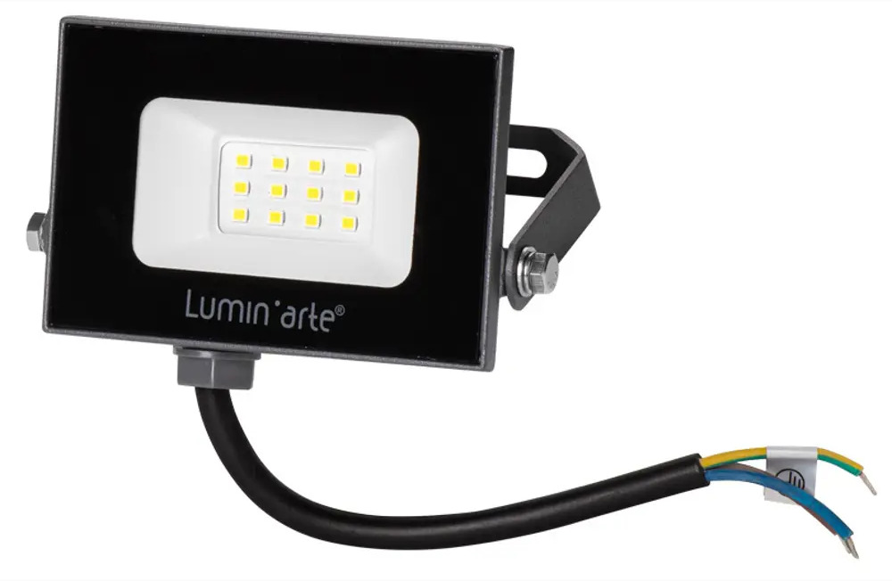 83830071 Прожектор светодиодный уличный Lumin Arte 10 Вт 5700K IP65 холодный белый свет STLM-0927863