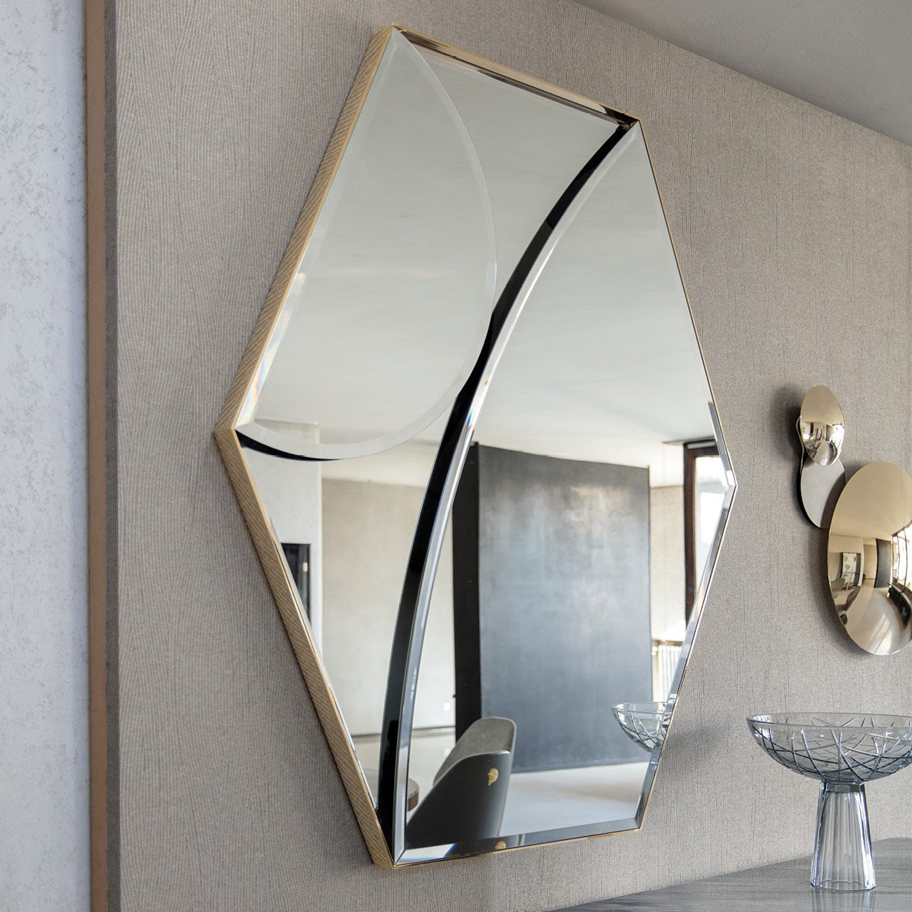 2860 Charisma металлическое зеркало - giorgio collection Декор - Вид №2