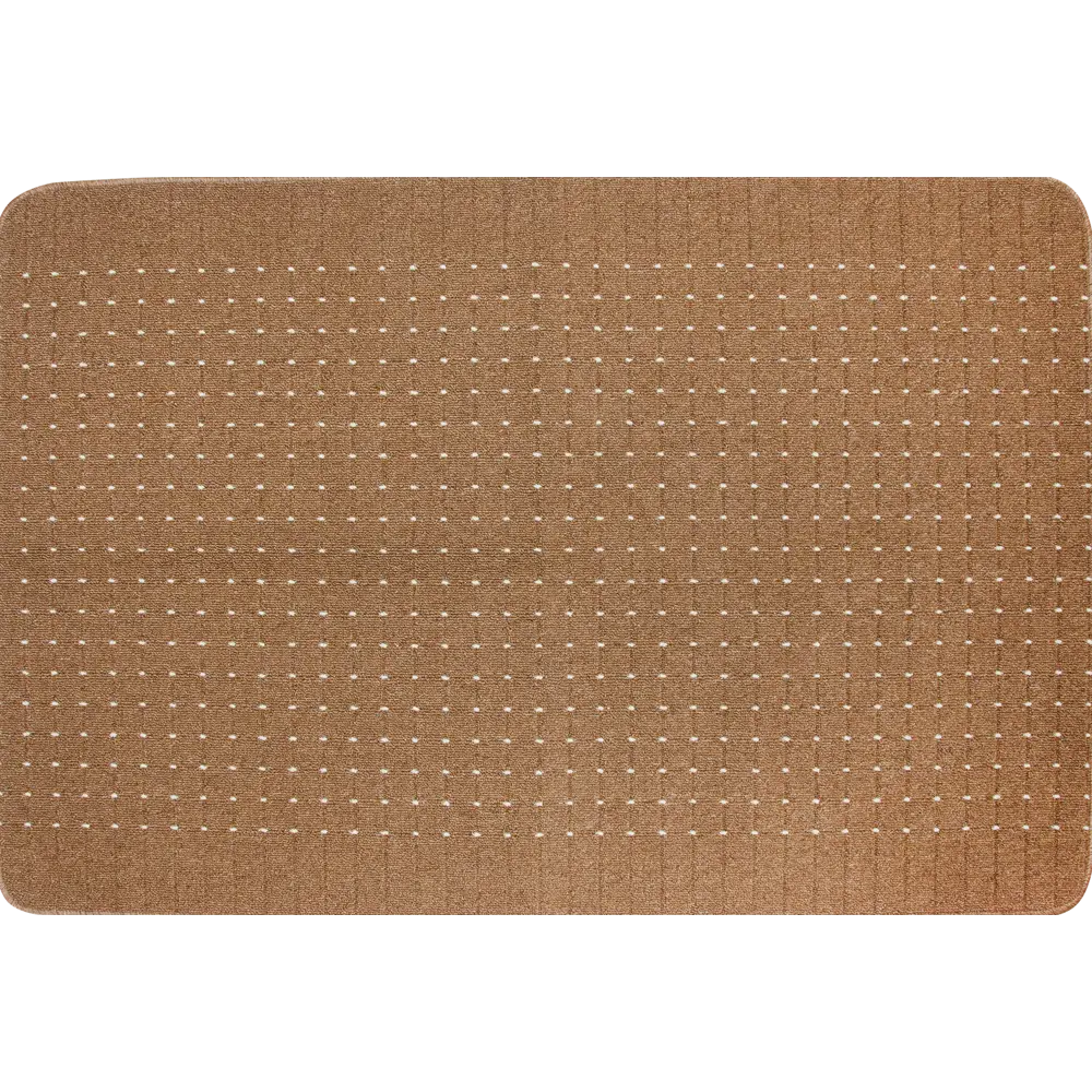 Коврик Stanford 50x80 см полипропилен цвет каштановый/светло-серый 82207860 STLM-2208444 Santreyd 