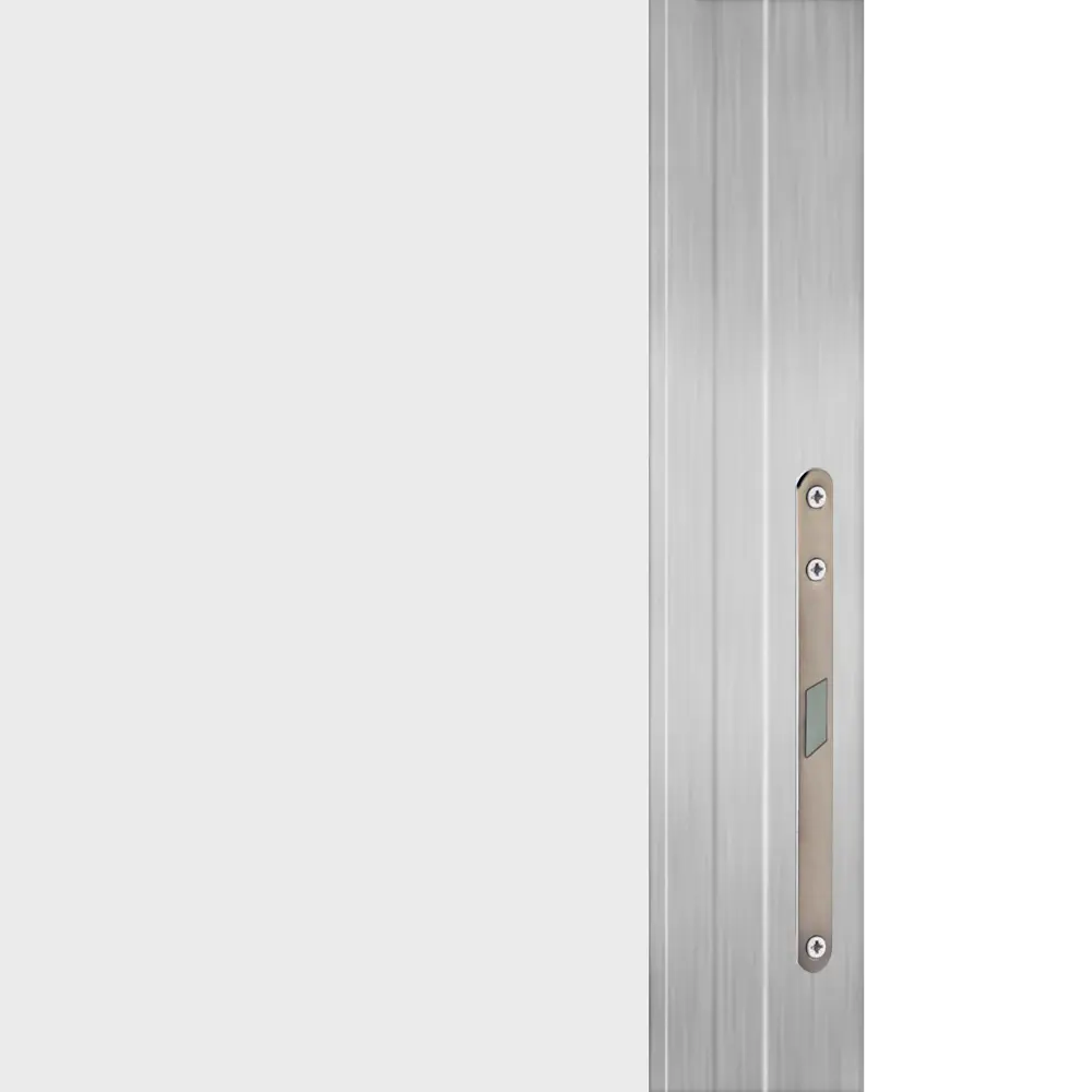 Дверь межкомнатная глухая обратного открывания Invisible 90x230 см правая цвет белый с замком 89383089 STLM-2116714 VELLDORIS  - Вид №1