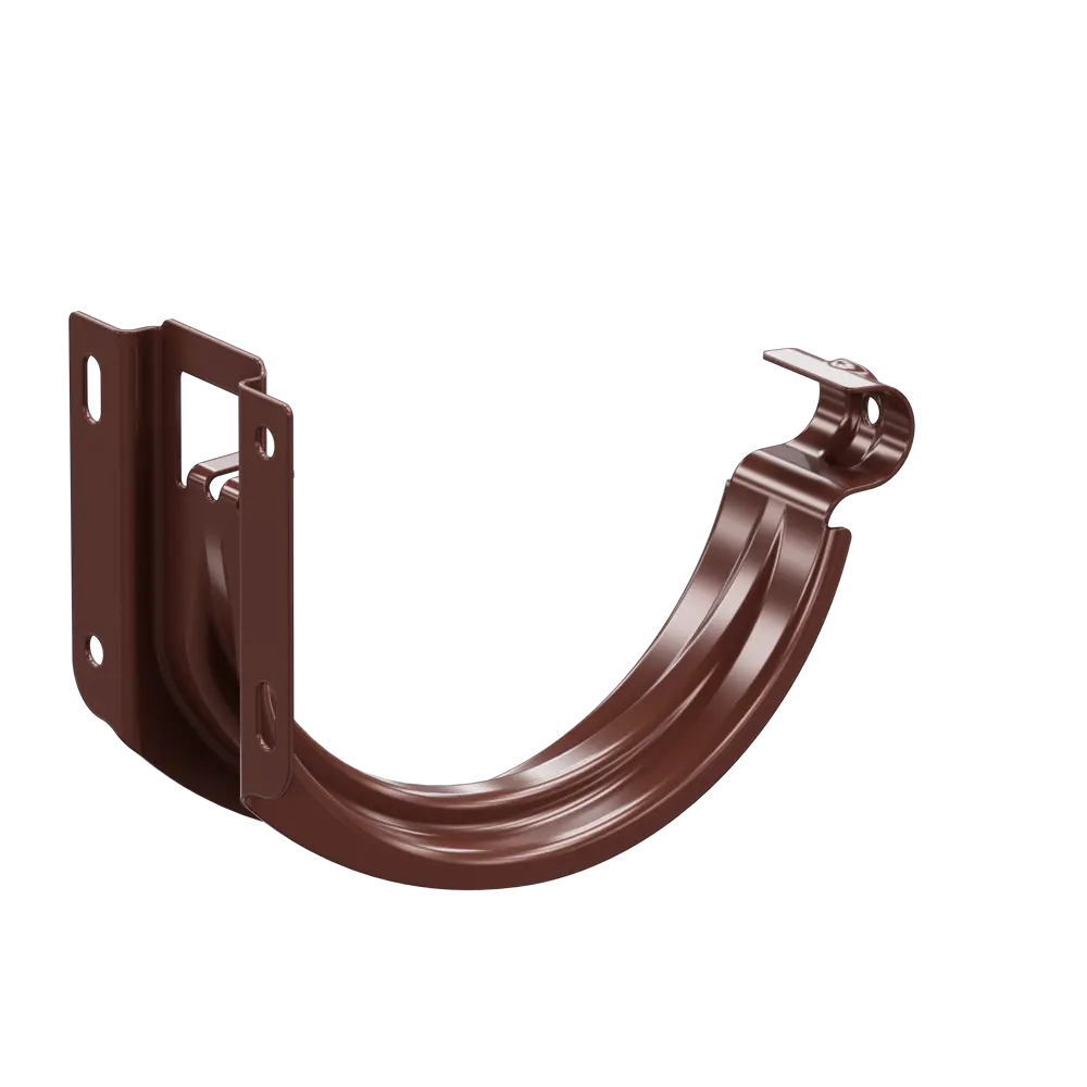 Держатель желоба карнизный ø125 цвет коричневый ВЕГА STLM-2069010 - Вид №1