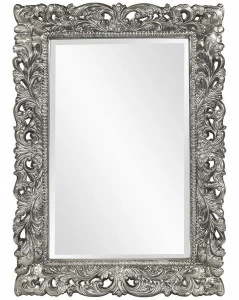 Зеркало прямоугольное настенное серебро "Гэрри" Silver LOUVRE HOME ДИЗАЙНЕРСКИЕ 036146 Серебро