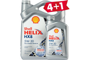 18590161 Масло Helix HX8 Synthetic 5W-30, 5 л 550046364-41 SHELL
