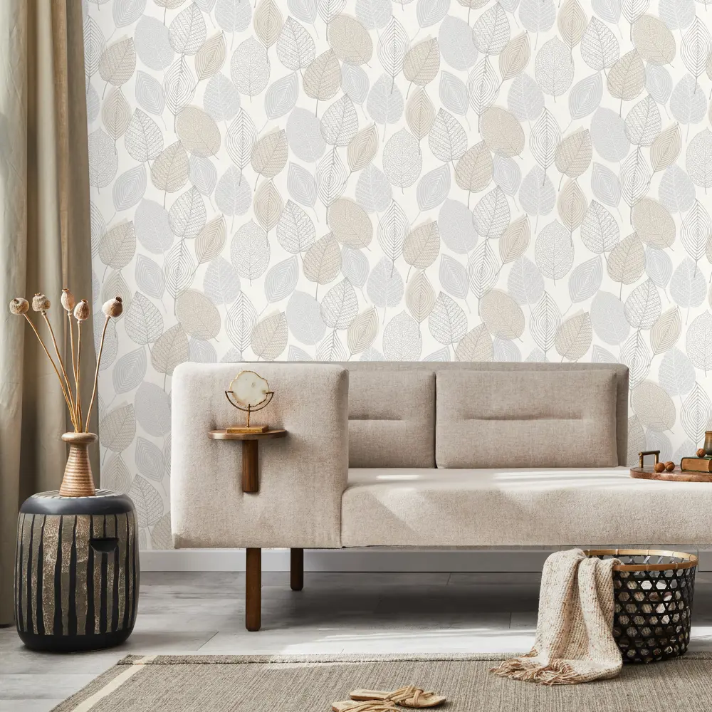 Обои флизелиновые Victoria Stenova Scandinav бежевые 1.06 м VS285196 Scandinavia STLM-2132210 - Вид №2