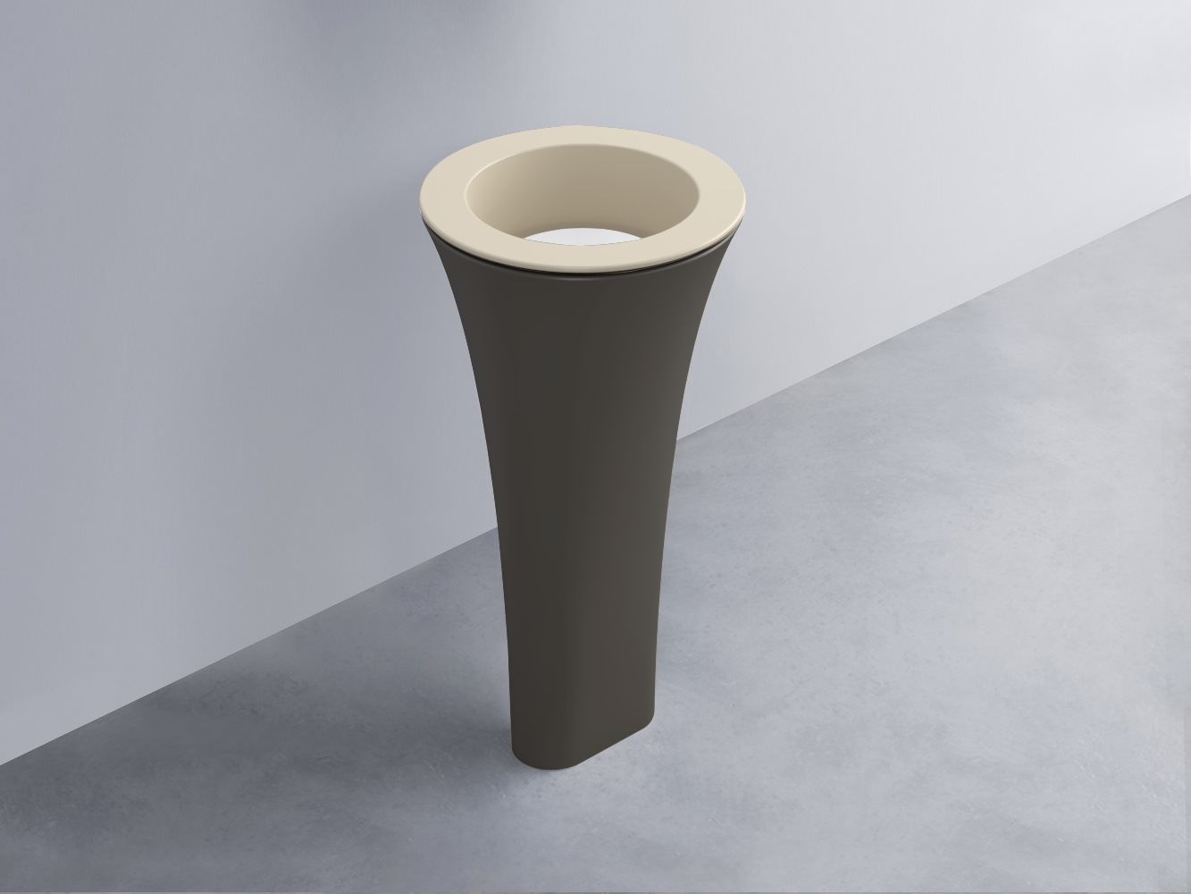 AMLA45-LN+AMPILT-BL+AMCOLT-FN Раковина Amedeo Tondo отдельностоящая cielo Enjoy + Amedeo Ceramica Cielo