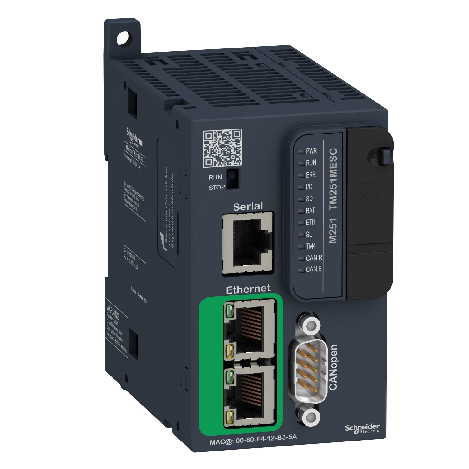 TM251MESC БАЗОВЫЙ БЛОК М251 1 ETHERNET+CAN Schneider Electric 