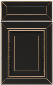 Фасады для кухни Патина Фрезеровка «Сорбонна+» Черный грифельный №300