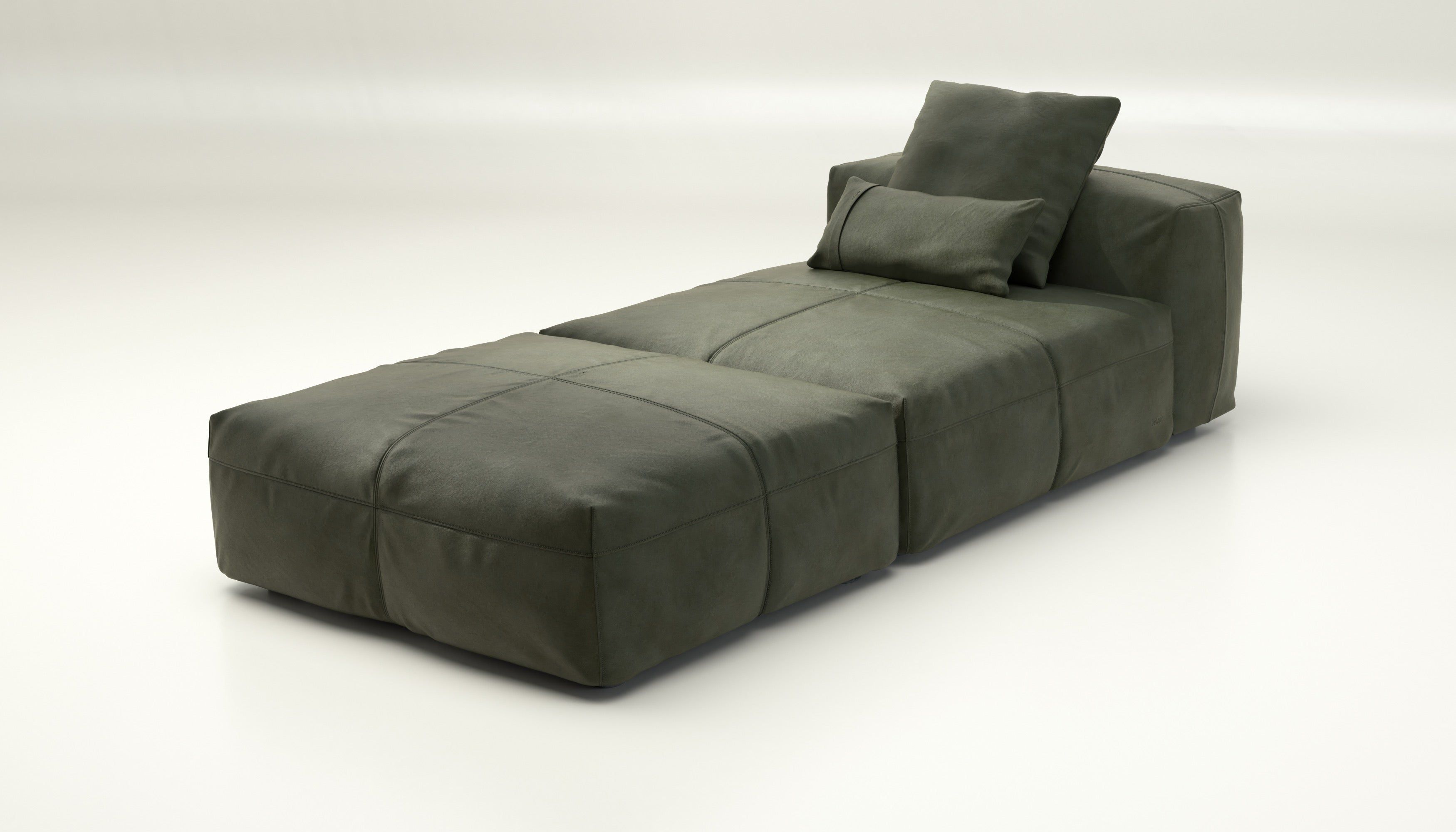 Кожаный мягкий шезлонг vetsak Leather ARCH-00083057 - Вид №2