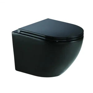 Culto Andi Pro — подвесной унитаз безободковый черный с микролифтом 89407942